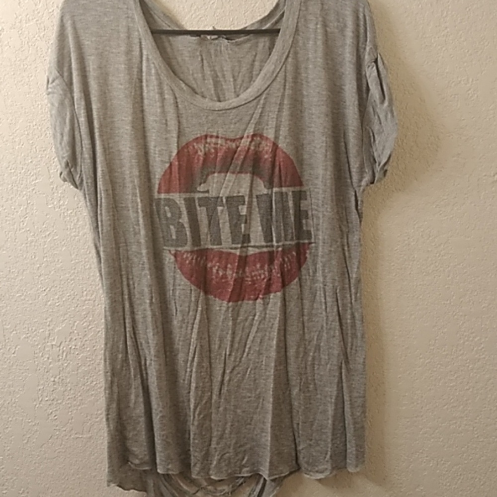 Distressed t-shirt